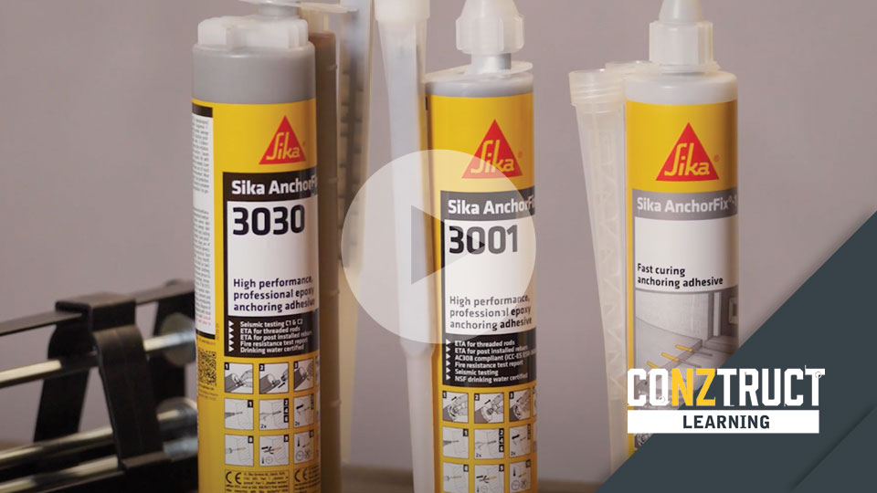 CONZTRUCT Learning:Sika chemical anchoring adhesives