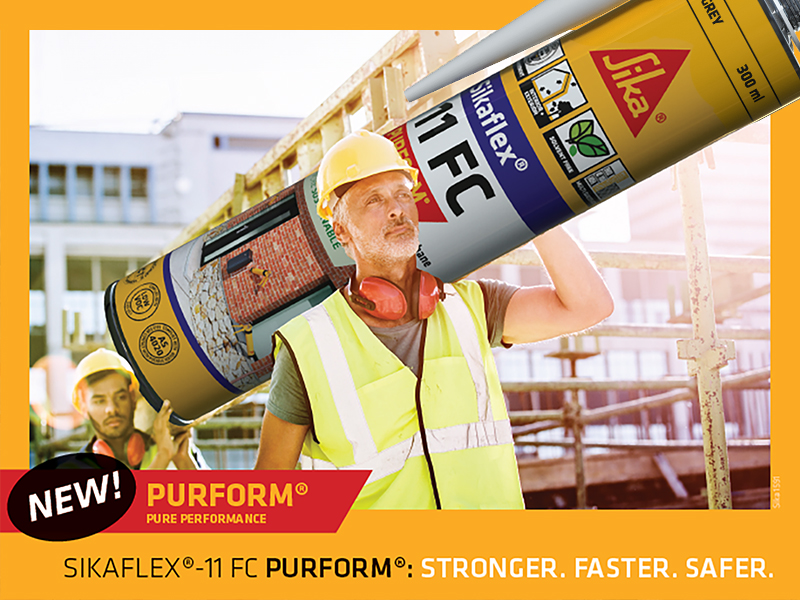 Sikaflex®-11 FC PURFORM® – Designed with Less ‘Nasties’